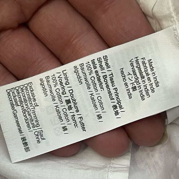 J. CREW Sleeveless Belted Tiered Midi Dress Size 4 White NEW Floral Preppy CK670 - Picture 9 of 13